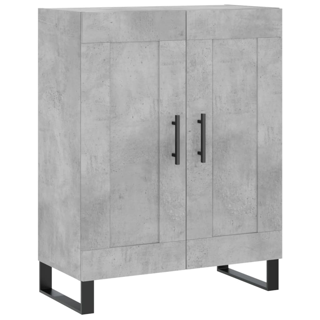 Sideboard Concrete Grey 69.5x34x90 cm Engineered Wood