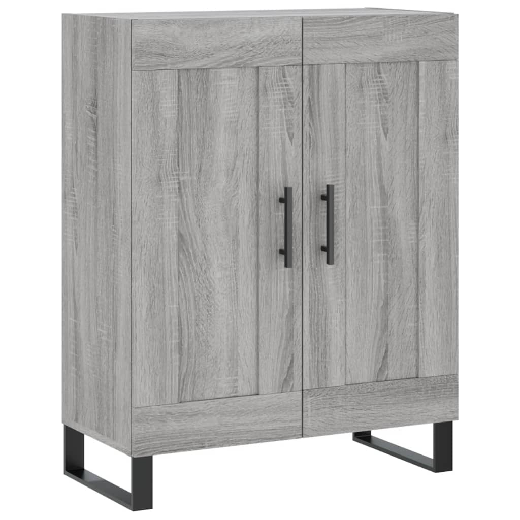 Sideboard Grey Sonoma 69.5x34x90 cm Engineered Wood