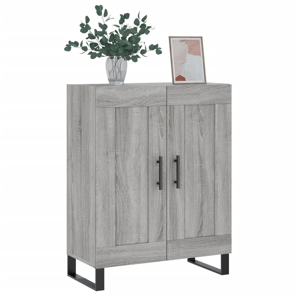 Sideboard Grey Sonoma 69.5x34x90 cm Engineered Wood