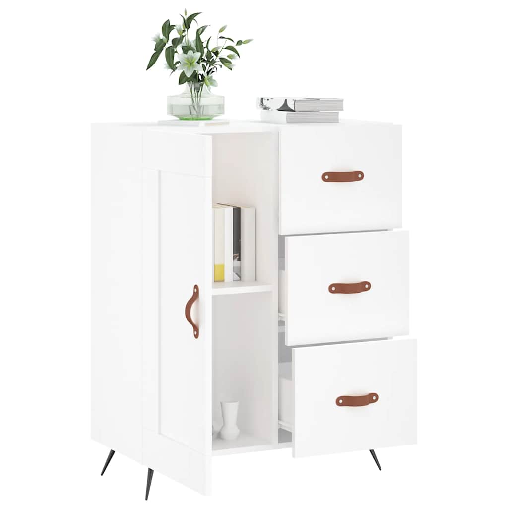 Sideboard White 69.5x34x90 cm Engineered Wood