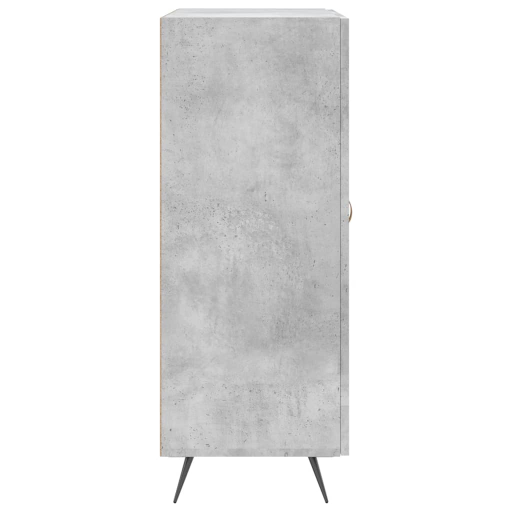 Sideboard Concrete Grey 69.5x34x90 cm Engineered Wood