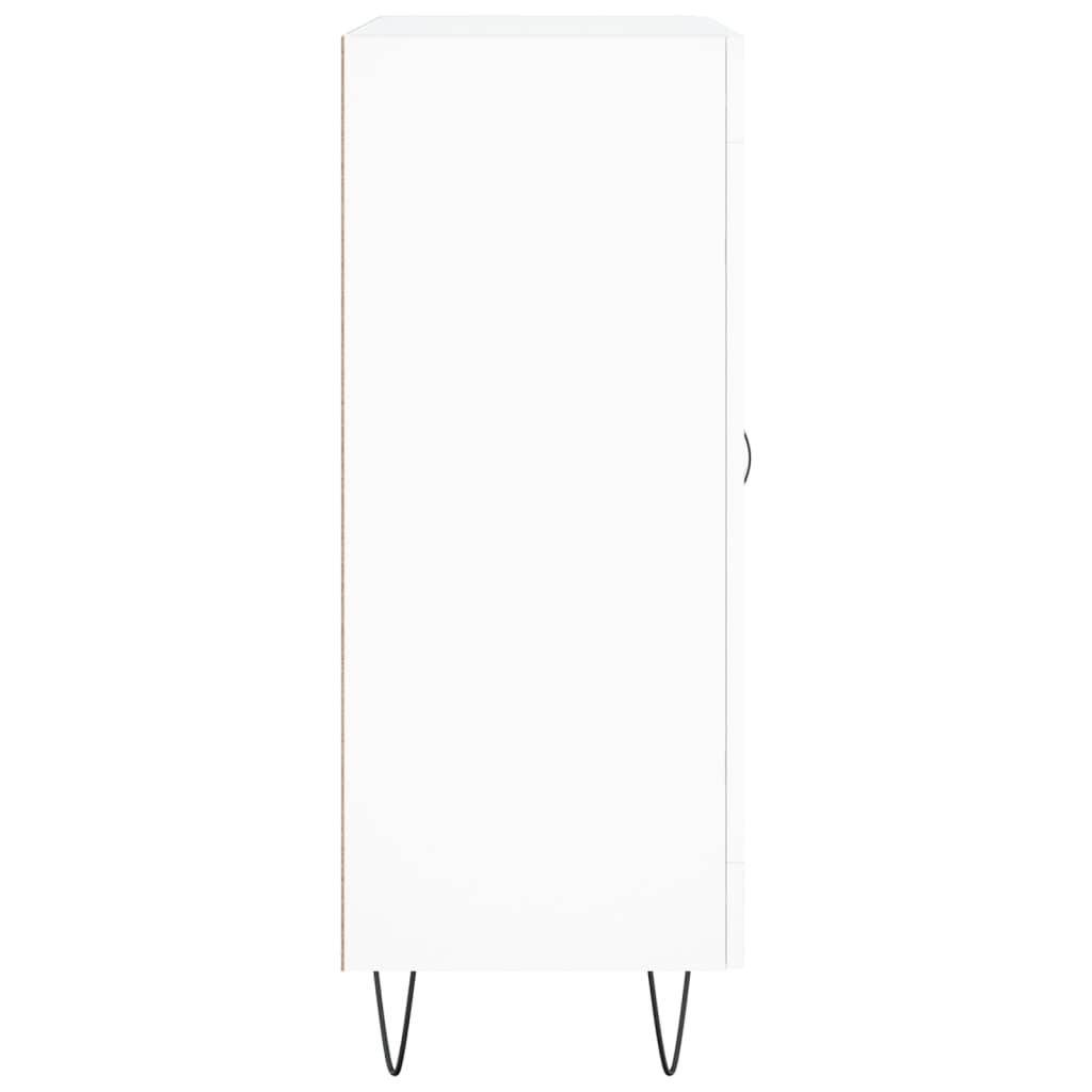 Sideboard White 69.5x34x90 cm Engineered Wood