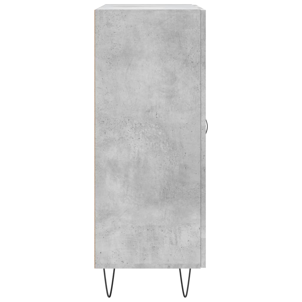 Sideboard Concrete Grey 69.5x34x90 cm Engineered Wood