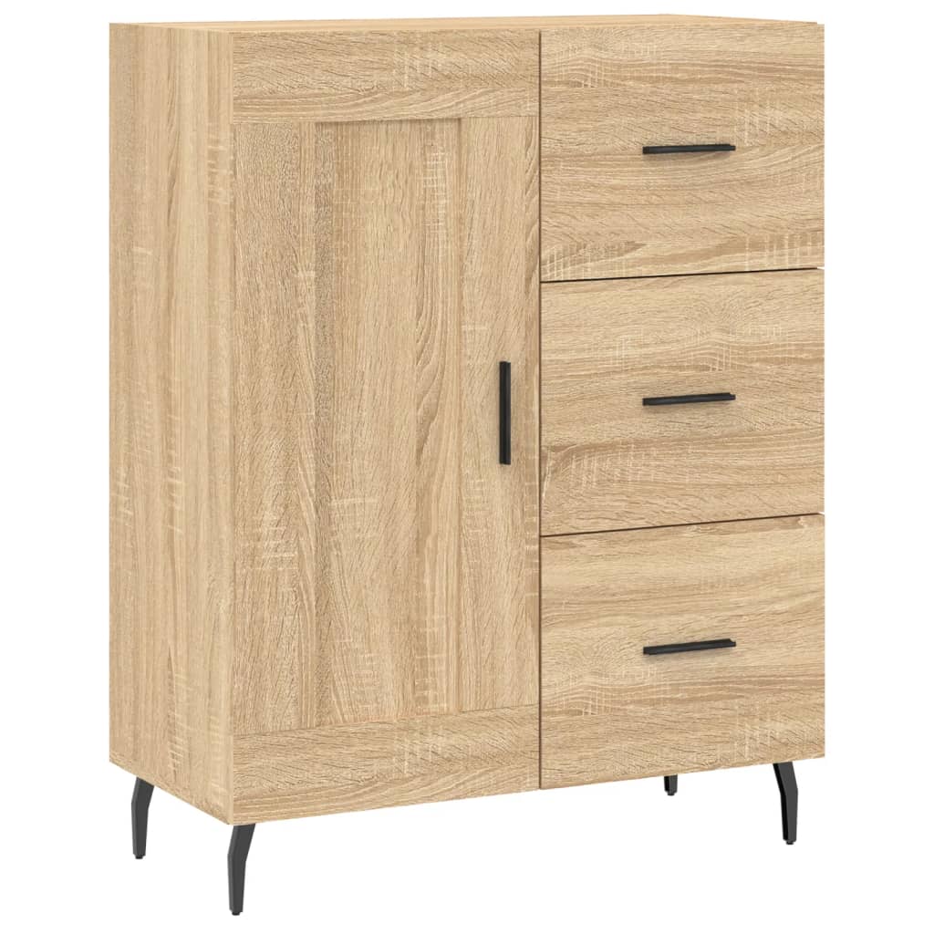Sideboard Sonoma Oak 69.5x34x90 cm Engineered Wood