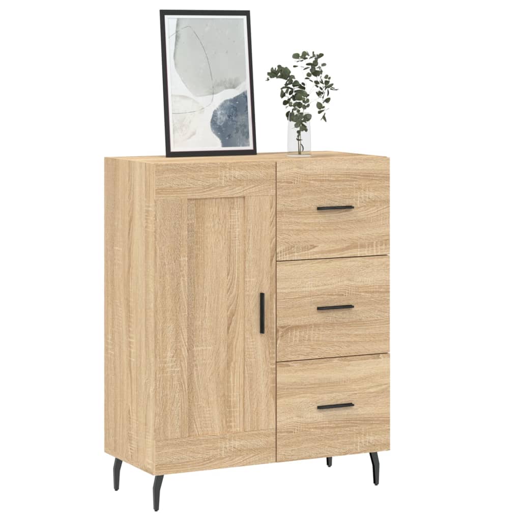Sideboard Sonoma Oak 69.5x34x90 cm Engineered Wood