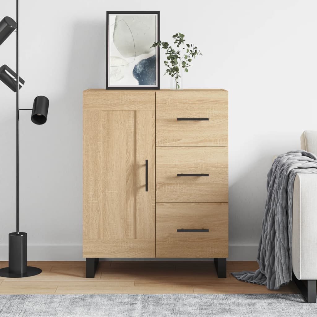 Sideboard Sonoma Oak 69.5x34x90 cm Engineered Wood