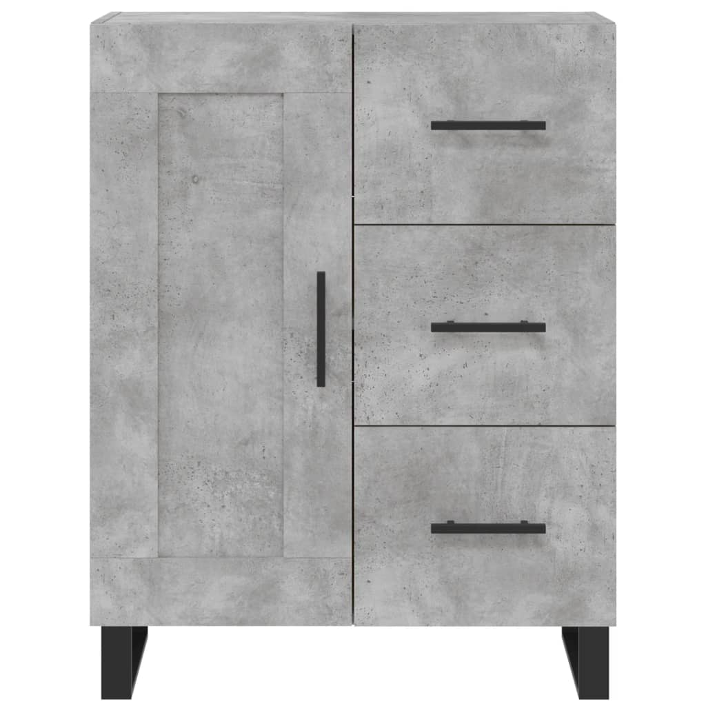 Sideboard Concrete Grey 69.5x34x90 cm Engineered Wood