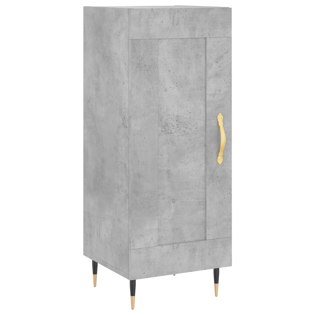 Sideboard Concrete Grey 34.5x34x90 cm Engineered Wood