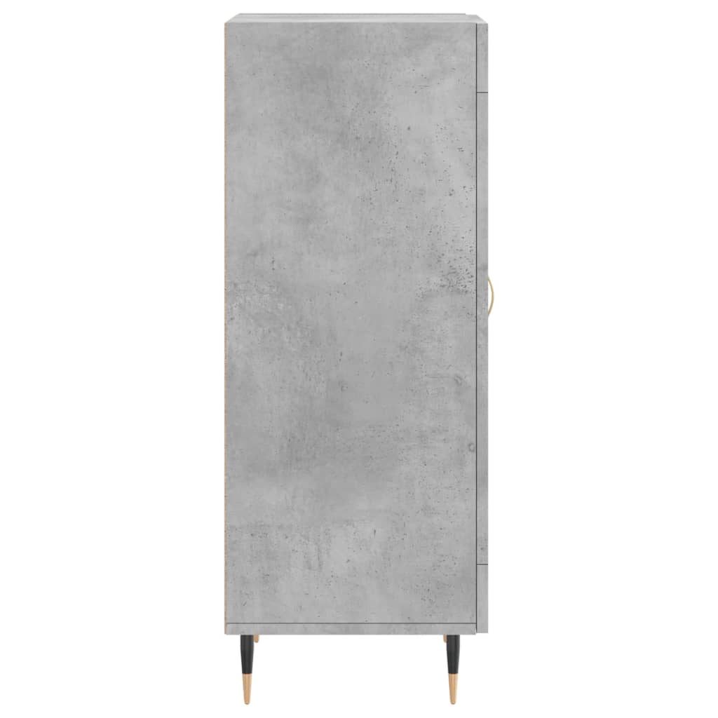 Sideboard Concrete Grey 34.5x34x90 cm Engineered Wood