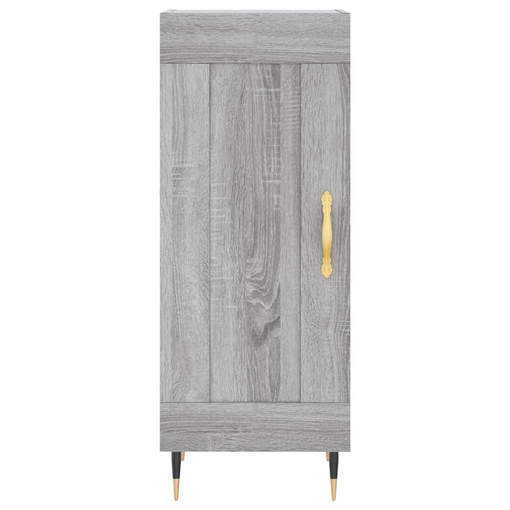 Sideboard Grey Sonoma 34.5x34x90 cm Engineered Wood