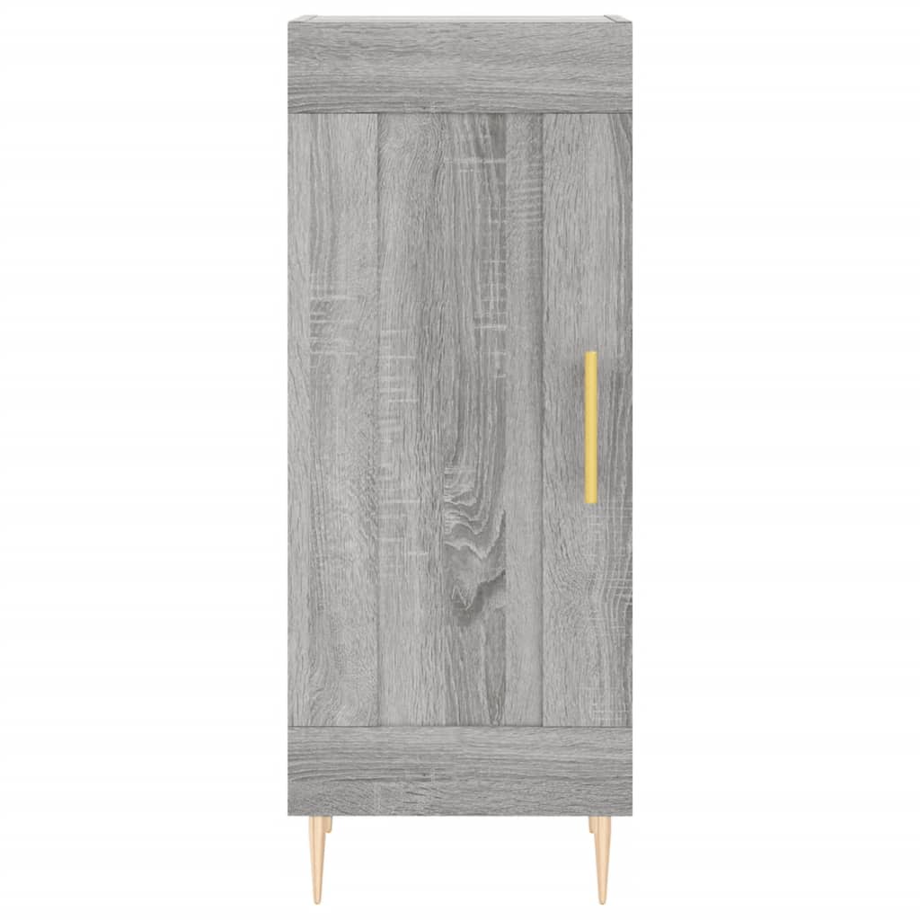 Sideboard Grey Sonoma 34.5x34x90 cm Engineered Wood
