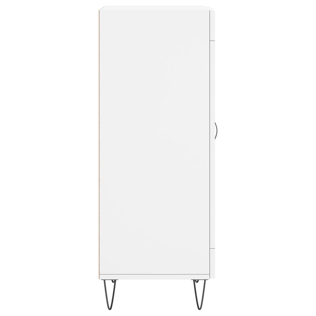 Sideboard White 34.5x34x90 cm Engineered Wood