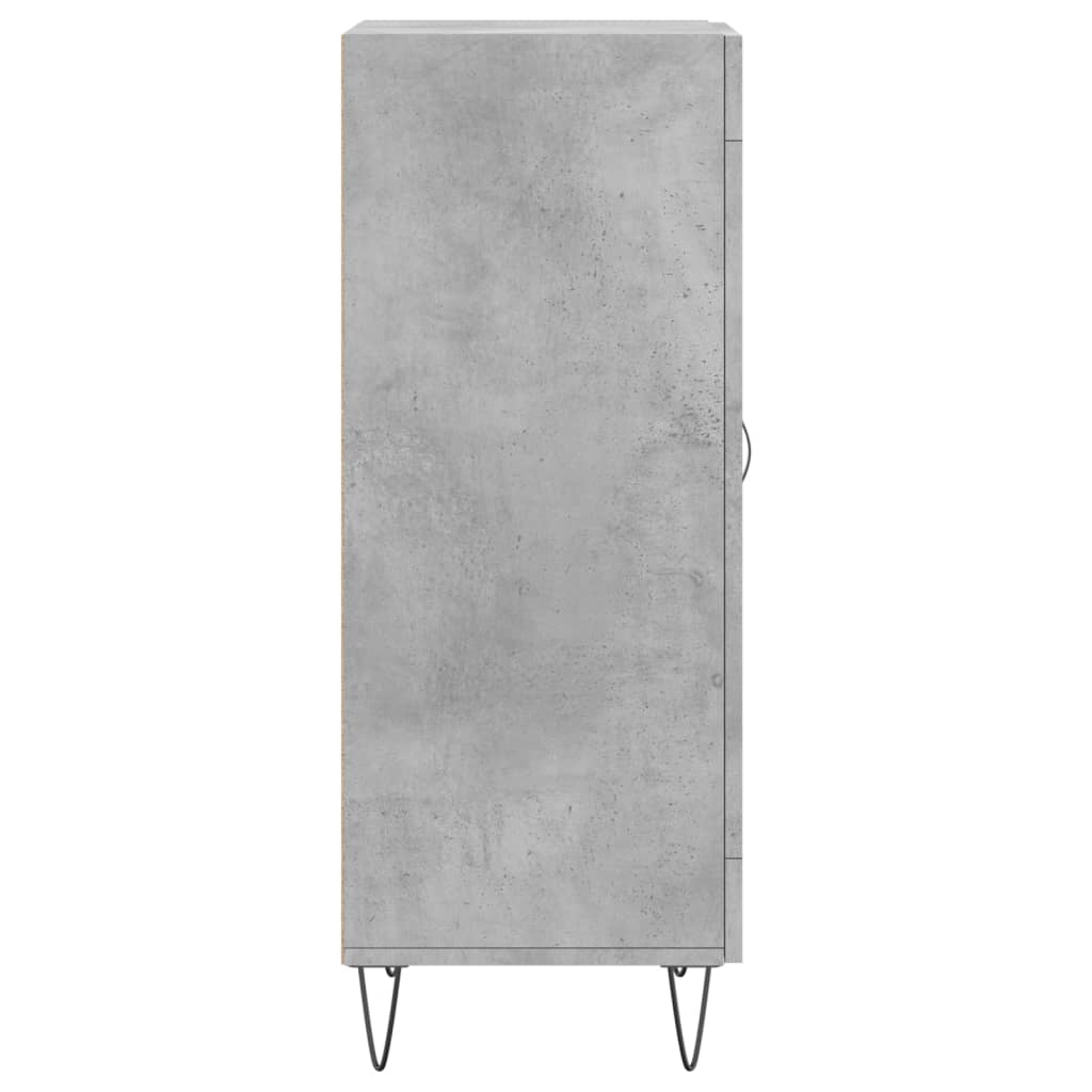 Sideboard Concrete Grey 34.5x34x90 cm Engineered Wood