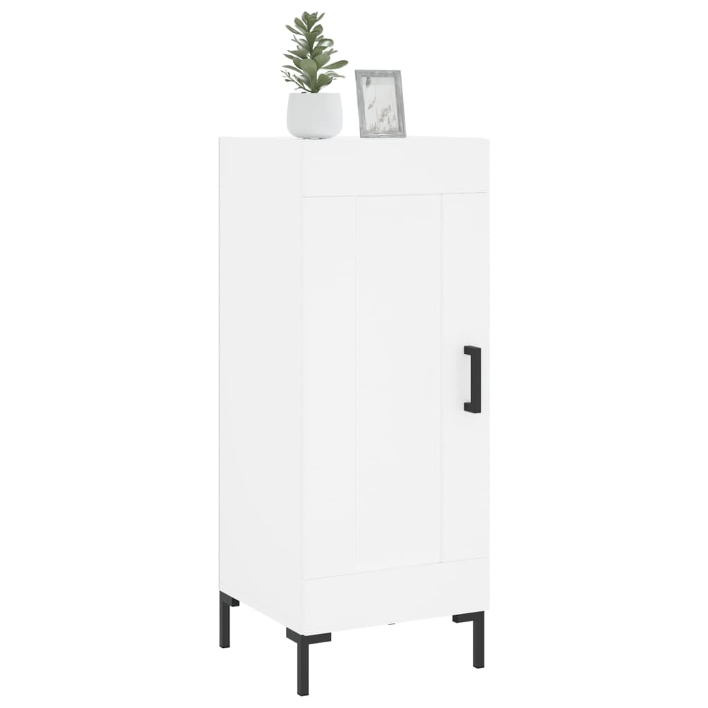 Sideboard White 34.5x34x90 cm Engineered Wood