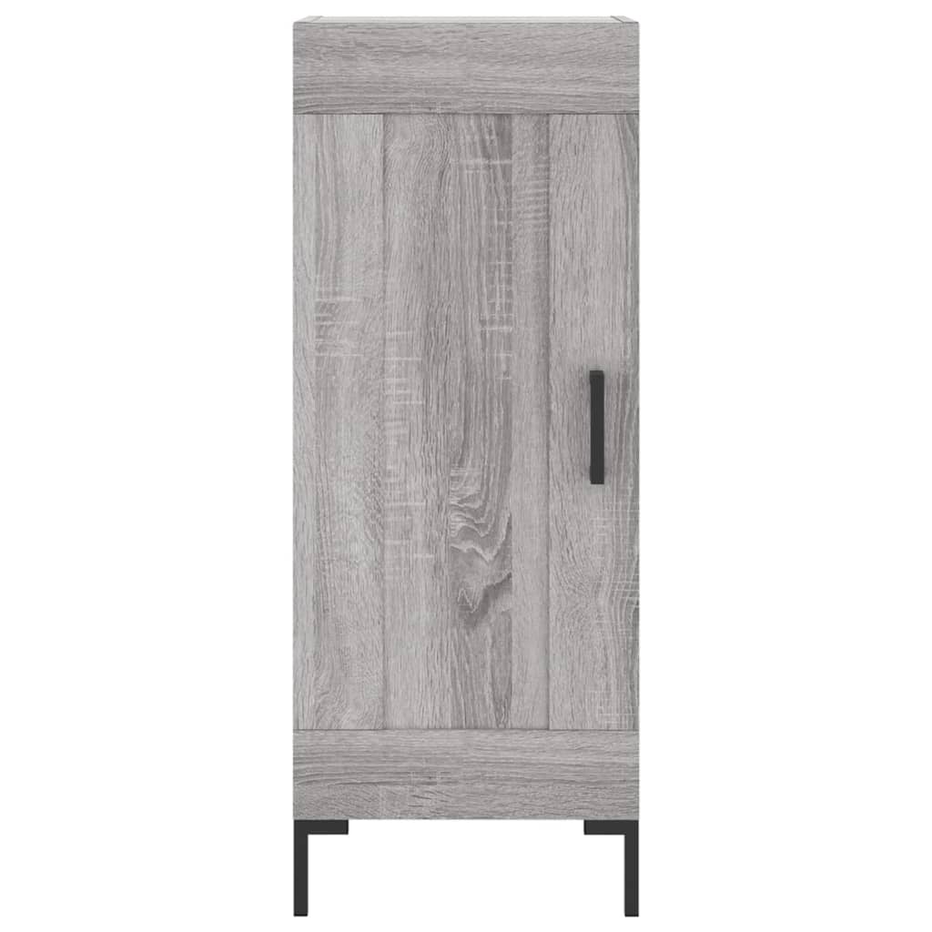 Sideboard Grey Sonoma 34.5x34x90 cm Engineered Wood