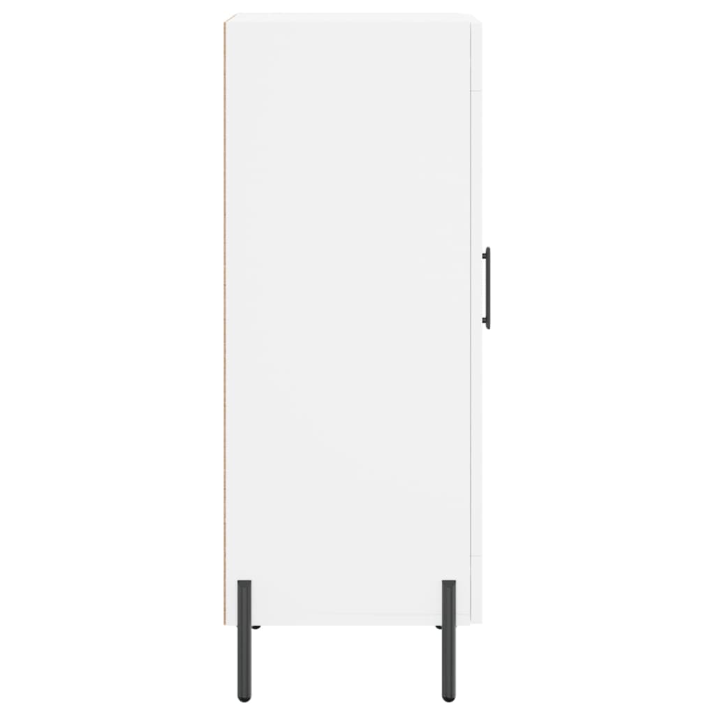 Sideboard White 34.5x34x90 cm Engineered Wood