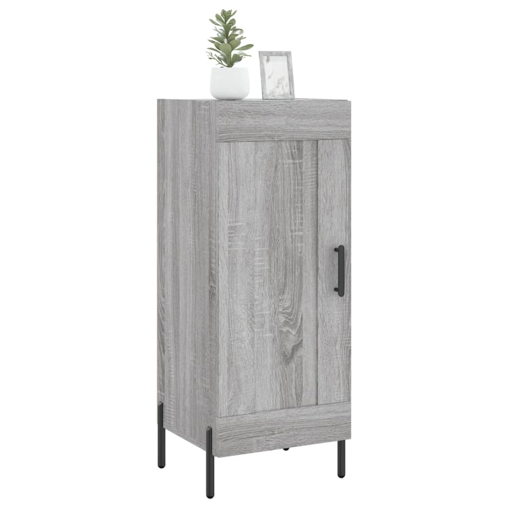 Sideboard Grey Sonoma 34.5x34x90 cm Engineered Wood