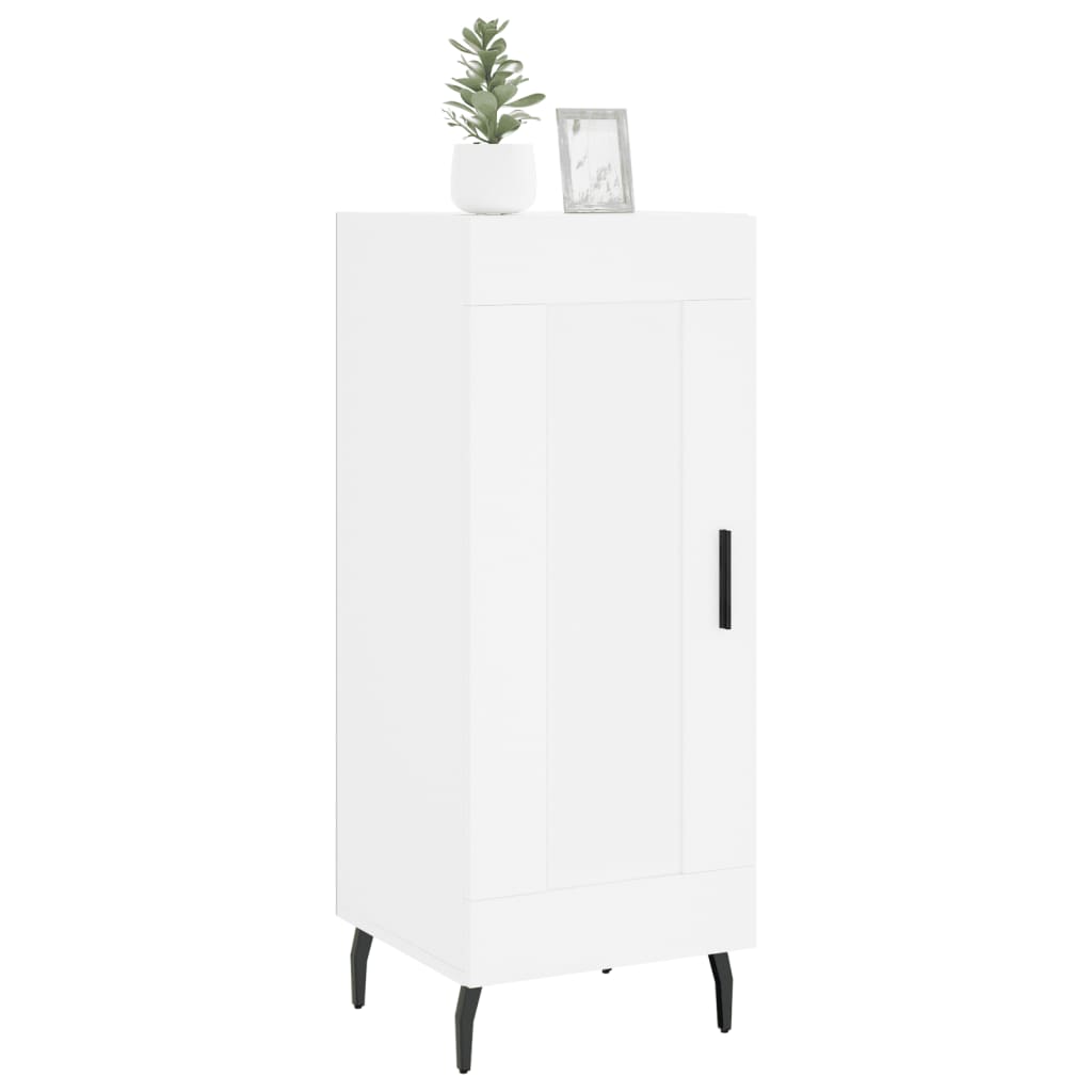 Sideboard White 34.5x34x90 cm Engineered Wood