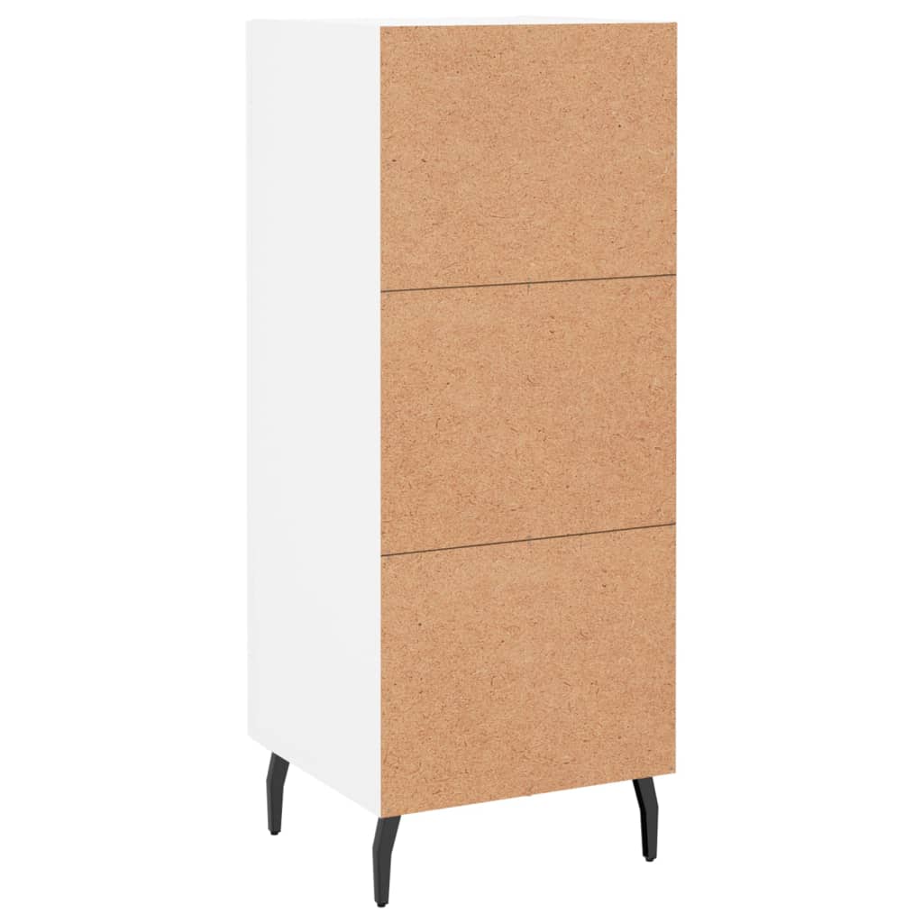 Sideboard White 34.5x34x90 cm Engineered Wood