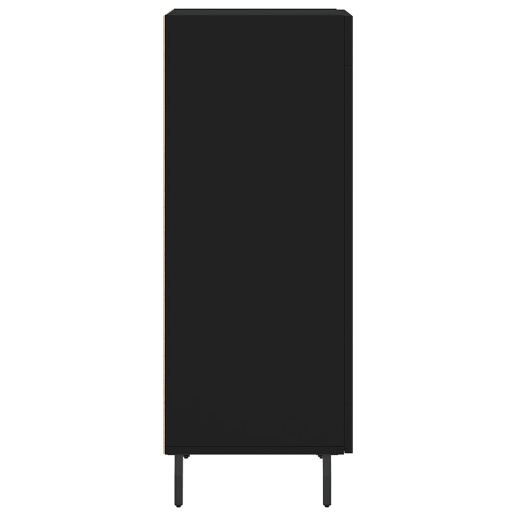 Sideboard Black 34.5x34x90 cm Engineered Wood