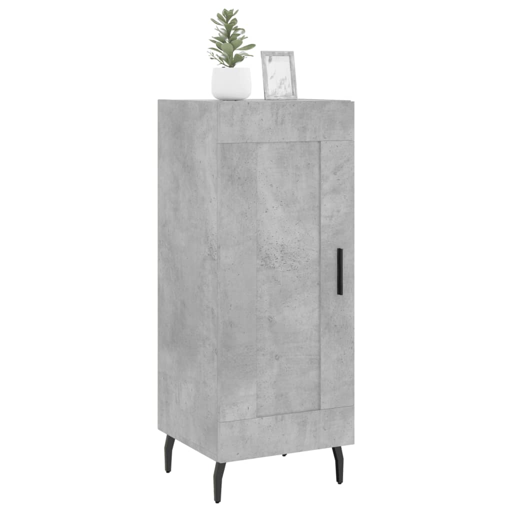 Sideboard Concrete Grey 34.5x34x90 cm Engineered Wood