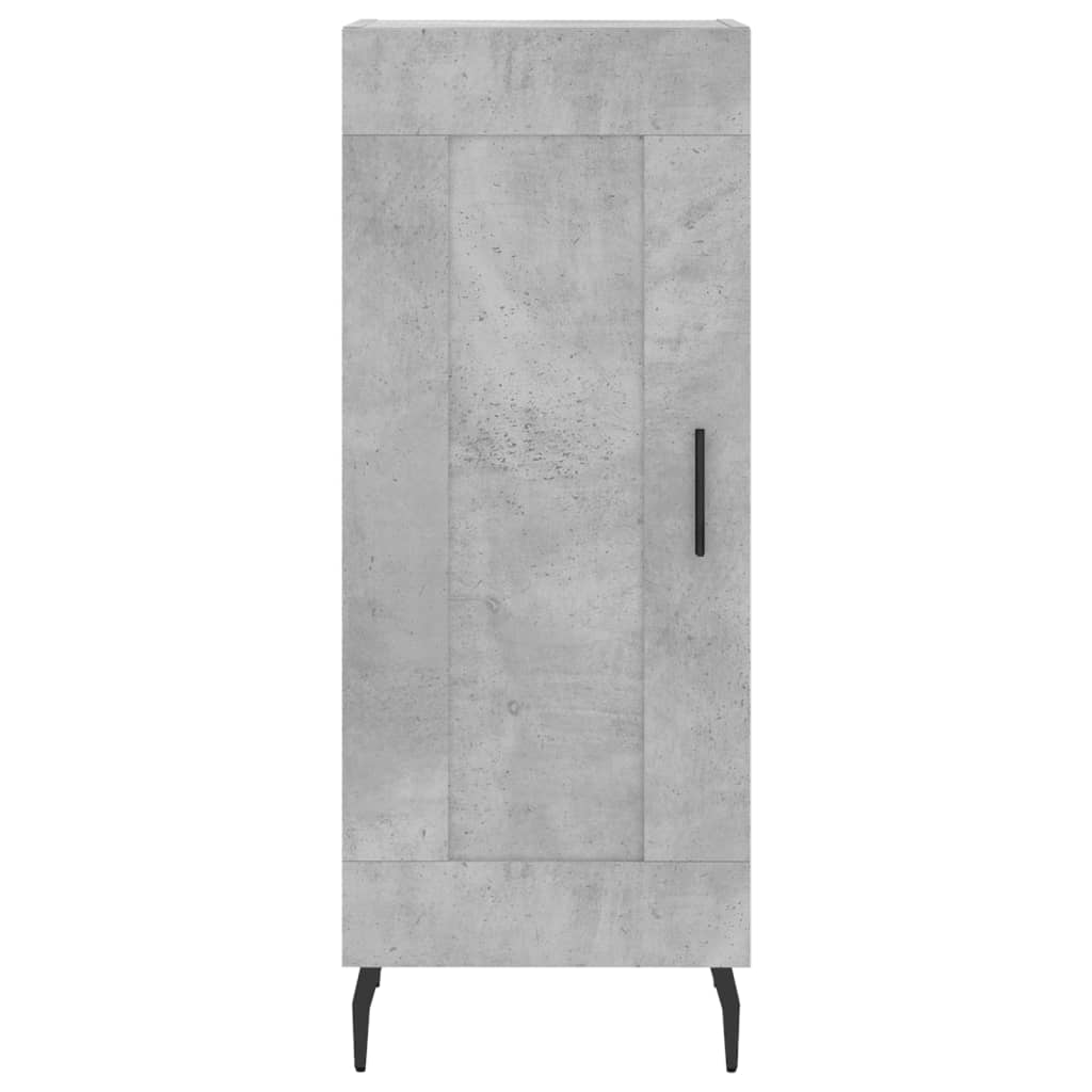 Sideboard Concrete Grey 34.5x34x90 cm Engineered Wood