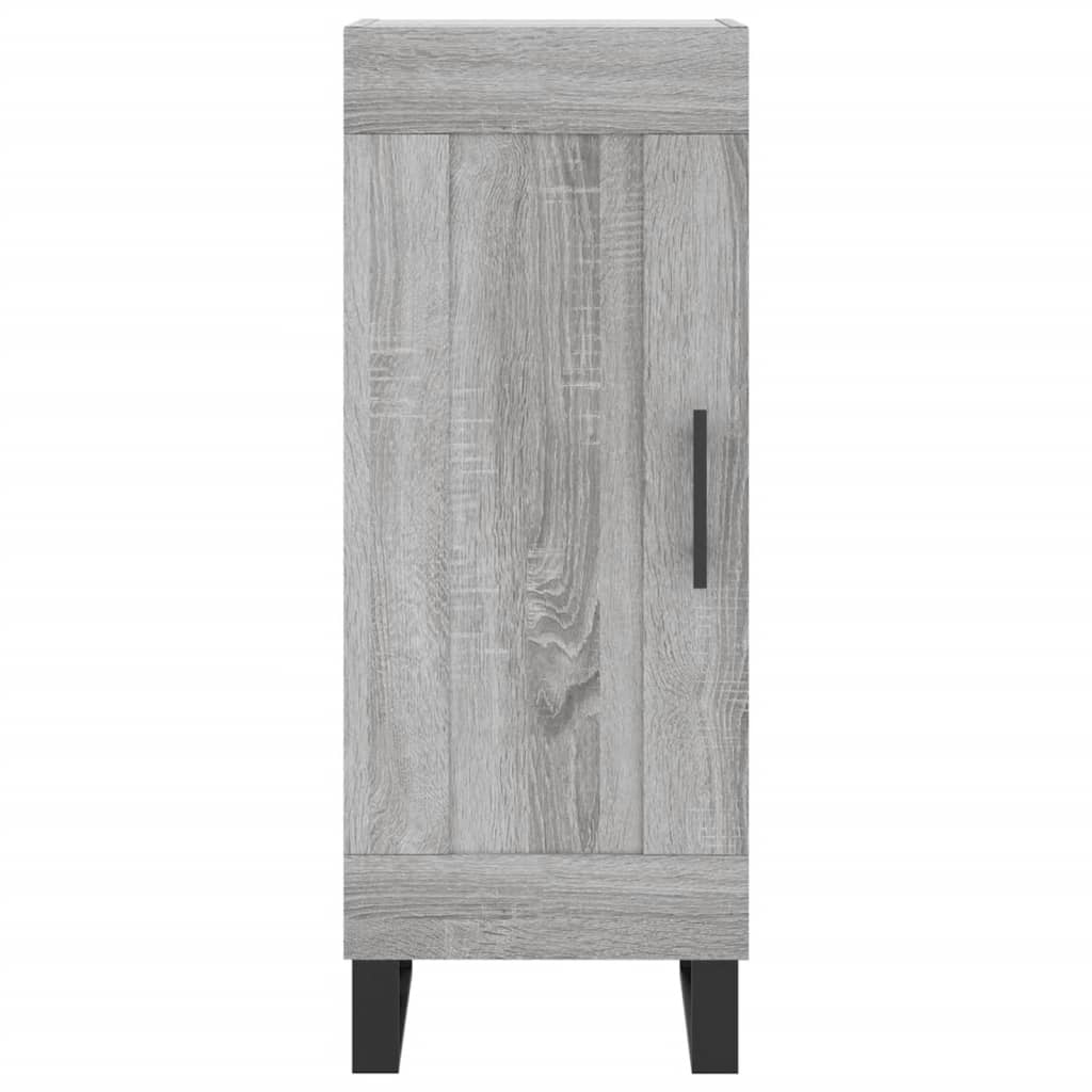 Sideboard Grey Sonoma 34.5x34x90 cm Engineered Wood