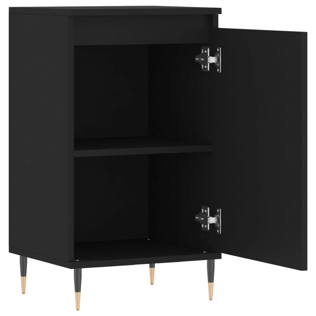 Sideboards 2 pcs Black 40x35x70 cm Engineered Wood