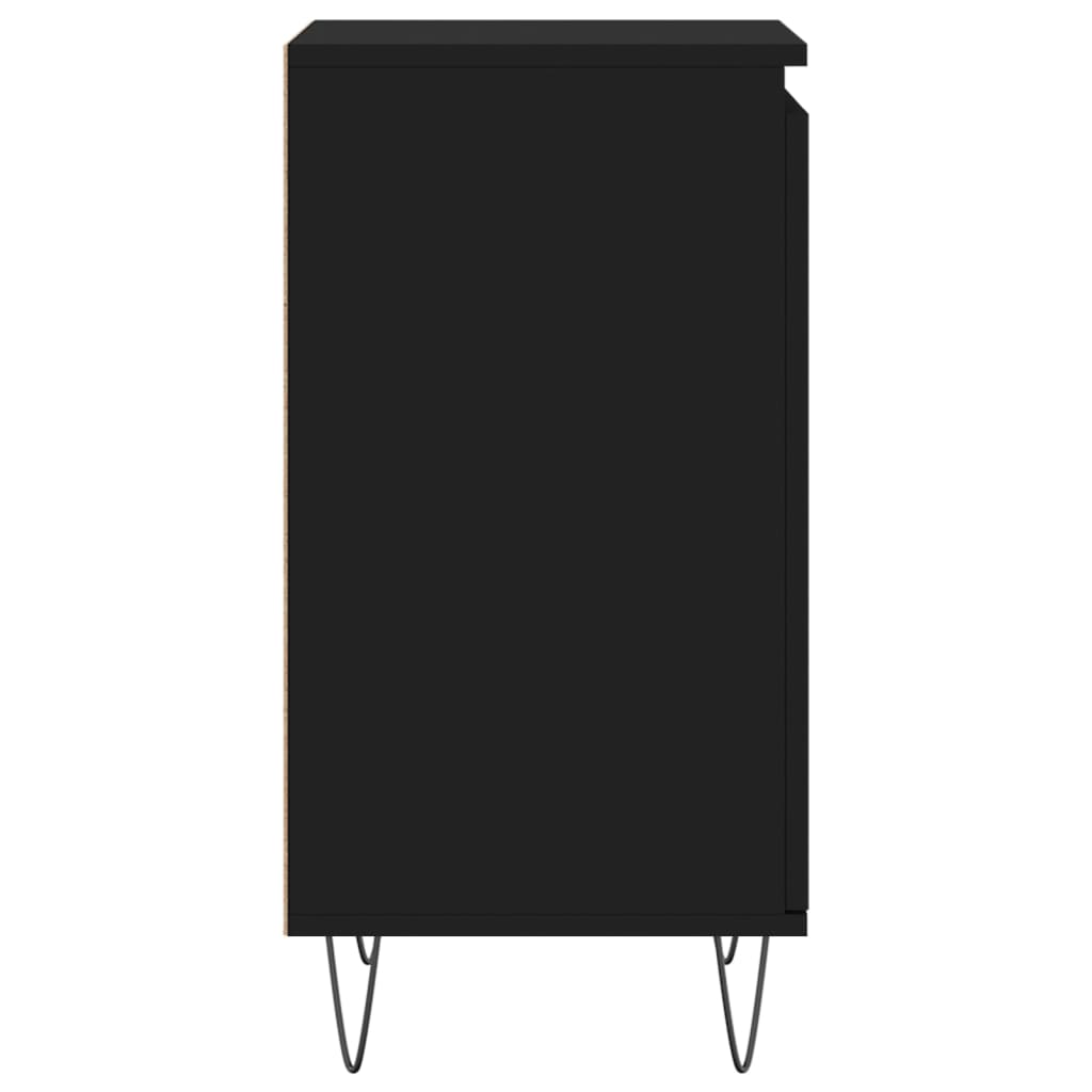 Sideboards 2 pcs Black 40x35x70 cm Engineered Wood