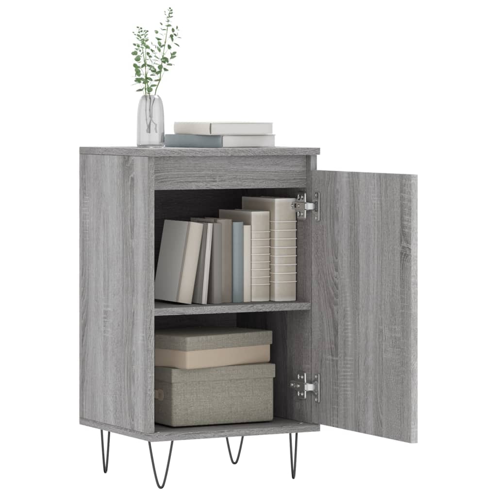 Sideboards 2 pcs Grey Sonoma 40x35x70 cm Engineered Wood