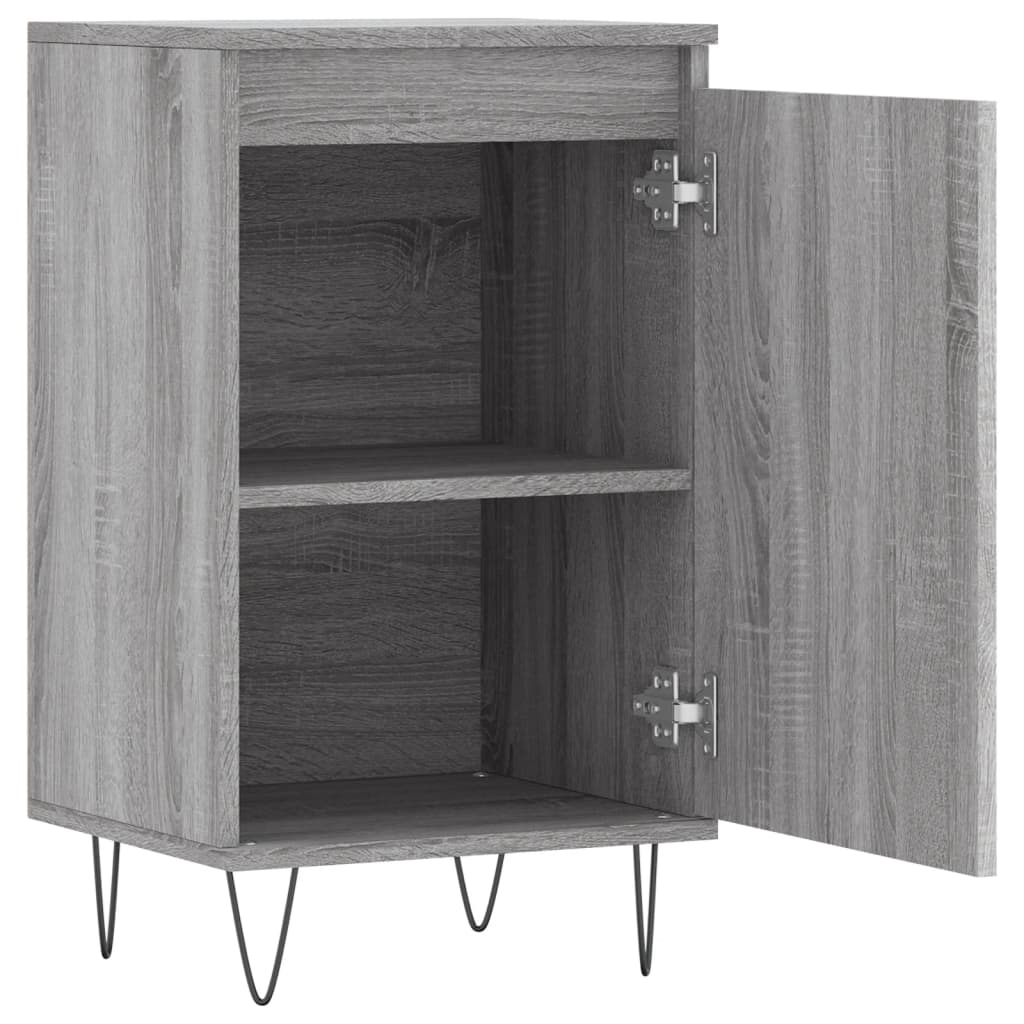 Sideboards 2 pcs Grey Sonoma 40x35x70 cm Engineered Wood