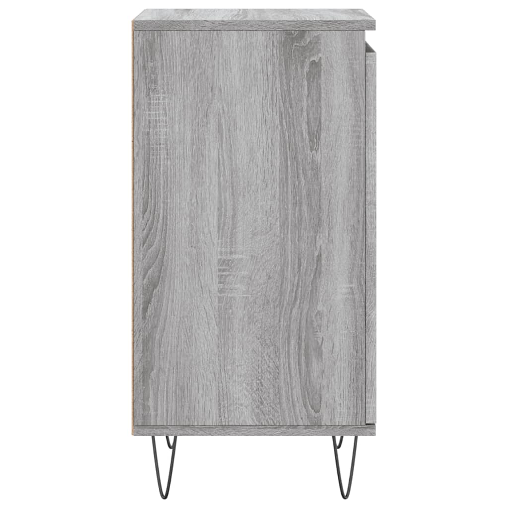 Sideboards 2 pcs Grey Sonoma 40x35x70 cm Engineered Wood