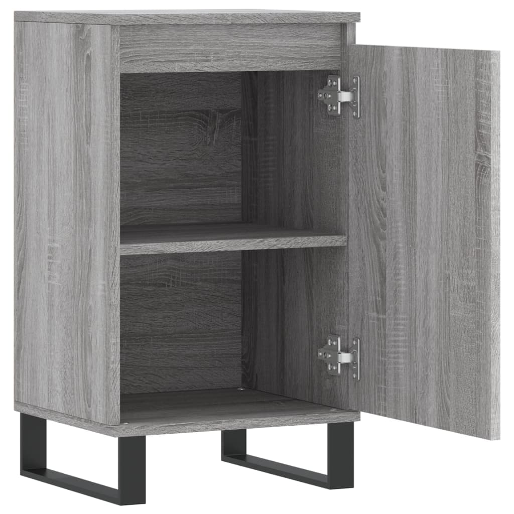 Sideboards 2 pcs Grey Sonoma 40x35x70 cm Engineered Wood