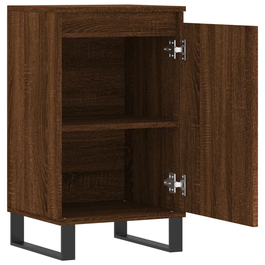 Sideboards 2 pcs Brown Oak 40x35x70 cm Engineered Wood