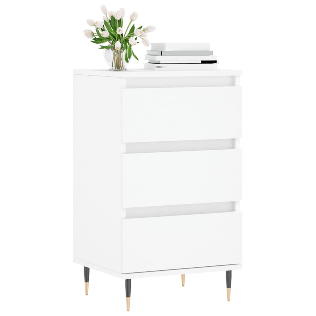 Sideboard White 40x35x70 cm Engineered Wood
