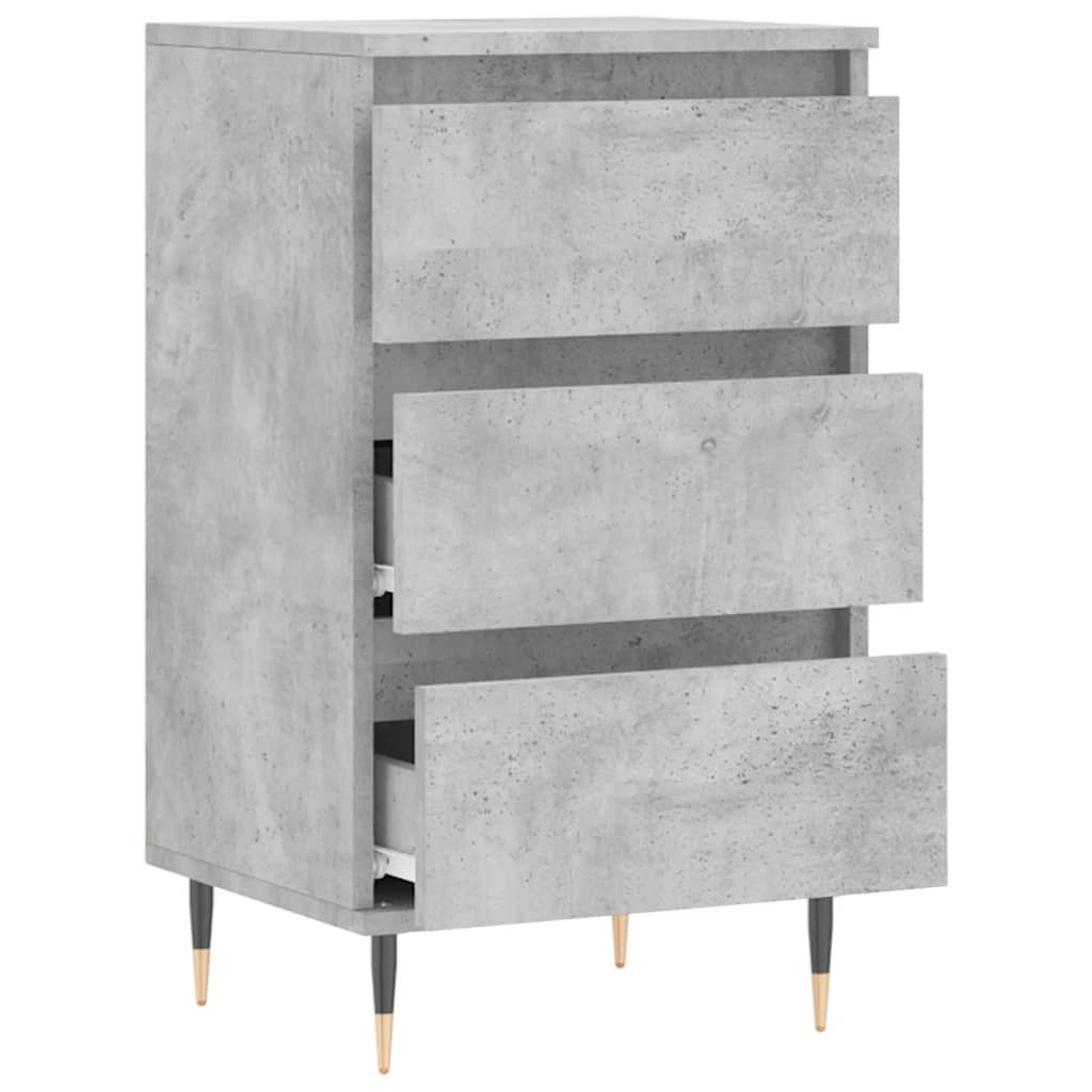 Sideboard Concrete Grey 40x35x70 cm Engineered Wood