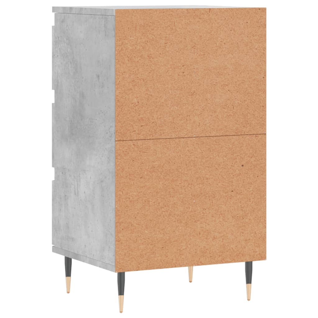 Sideboard Concrete Grey 40x35x70 cm Engineered Wood
