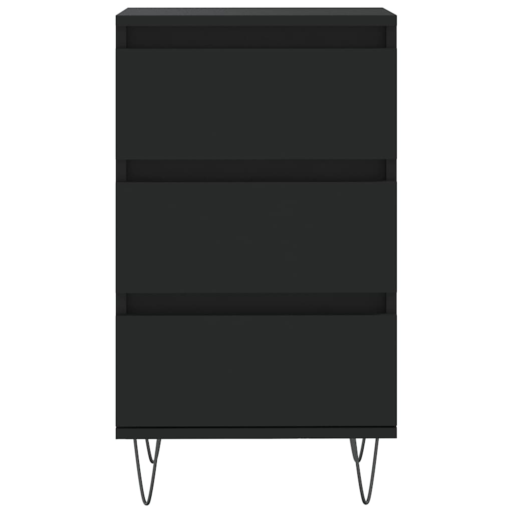 Sideboard Black 40x35x70 cm Engineered Wood