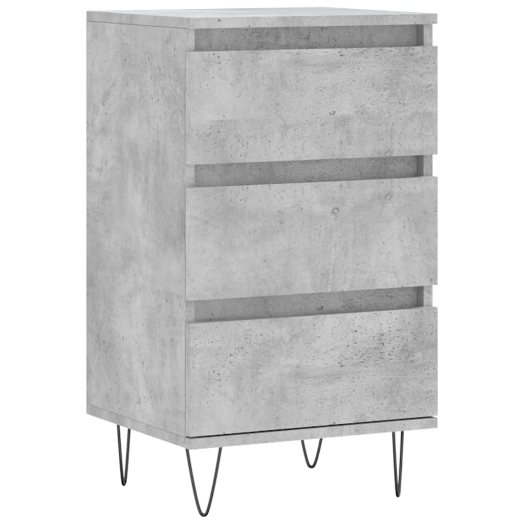 Sideboard Concrete Grey 40x35x70 cm Engineered Wood