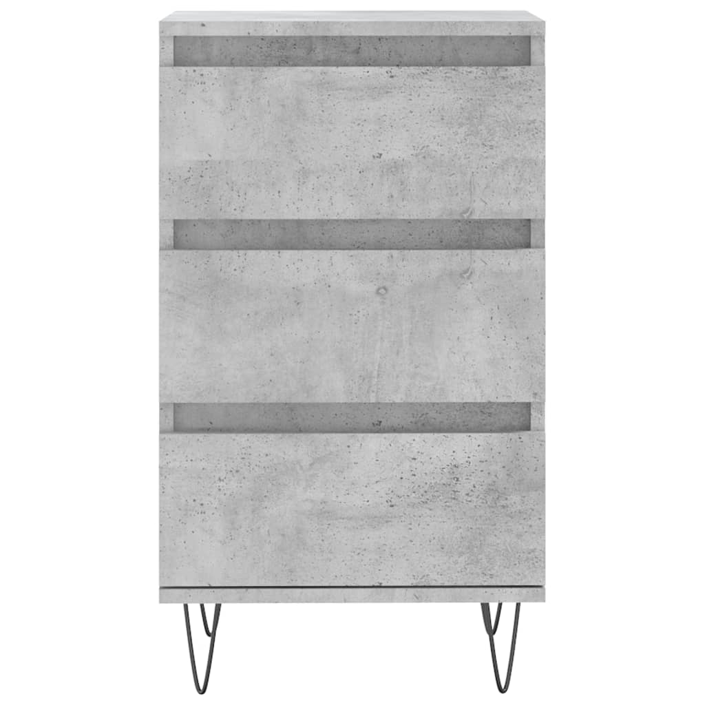 Sideboard Concrete Grey 40x35x70 cm Engineered Wood