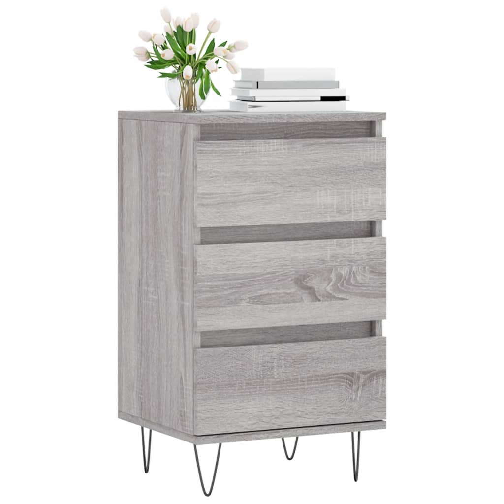 Sideboard Grey Sonoma 40x35x70 cm Engineered Wood
