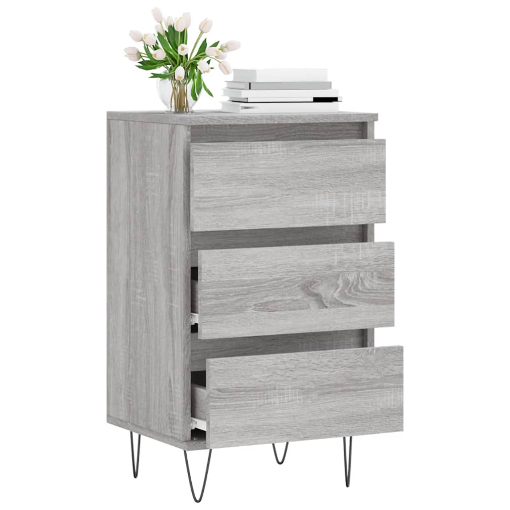 Sideboard Grey Sonoma 40x35x70 cm Engineered Wood