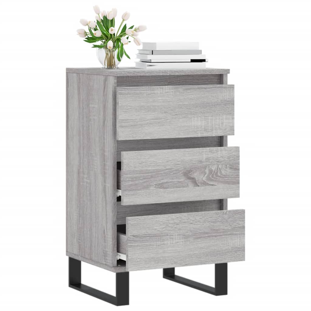 Sideboard Grey Sonoma 40x35x70 cm Engineered Wood