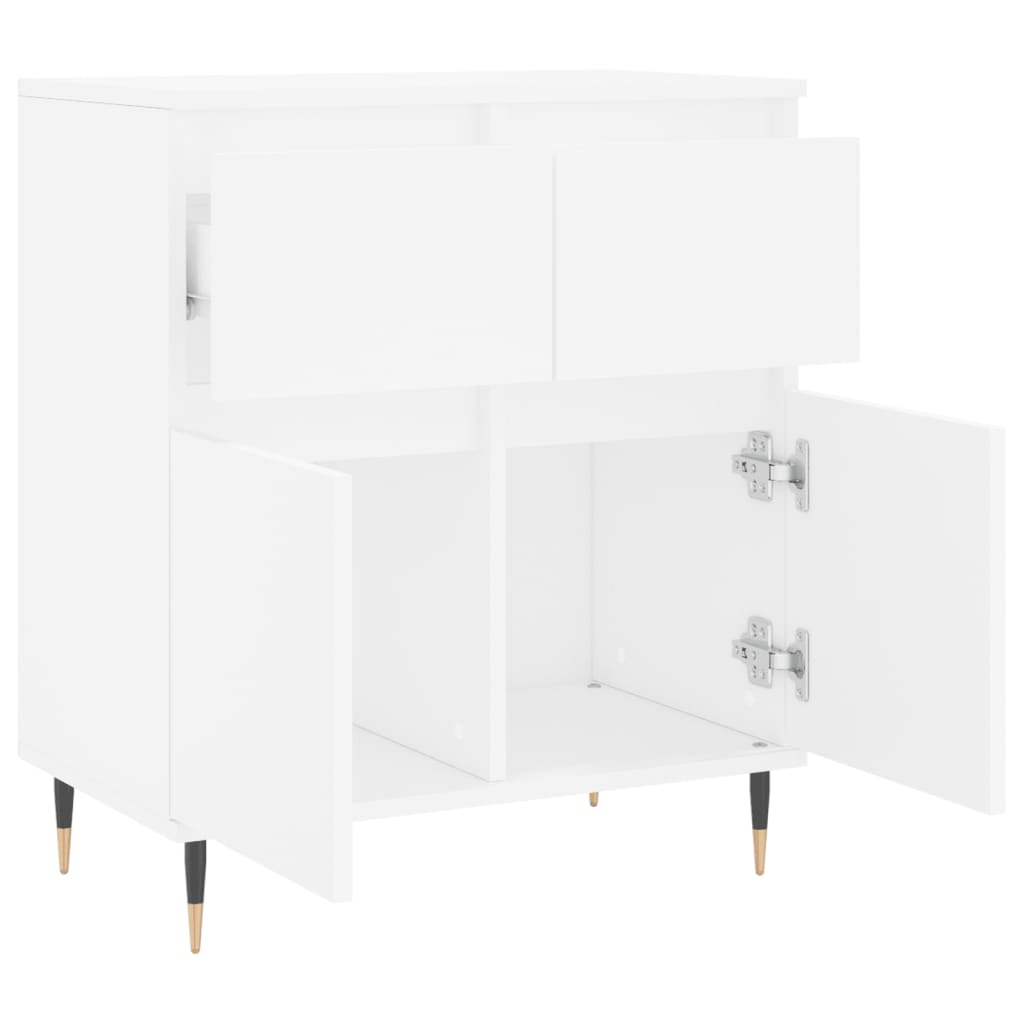 Sideboard White 60x35x70 cm Engineered Wood