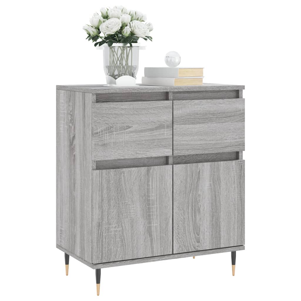 Sideboard Grey Sonoma 60x35x70 cm Engineered Wood