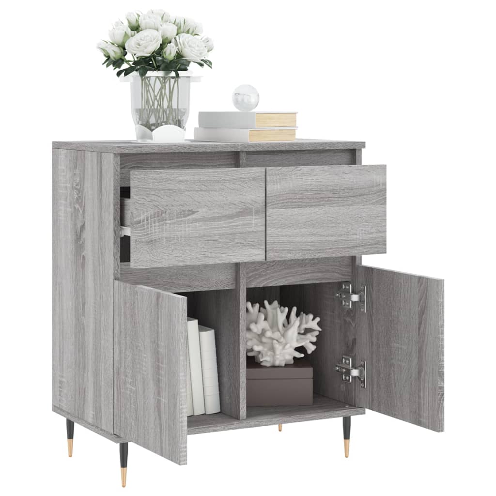 Sideboard Grey Sonoma 60x35x70 cm Engineered Wood