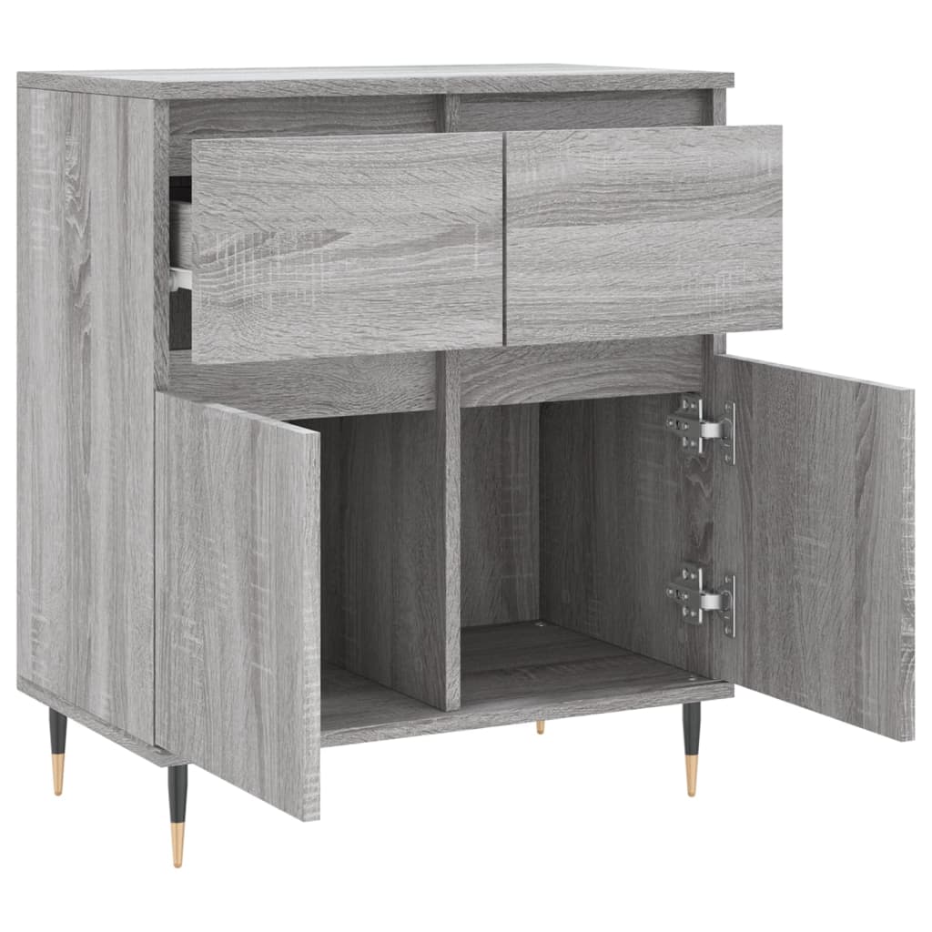 Sideboard Grey Sonoma 60x35x70 cm Engineered Wood