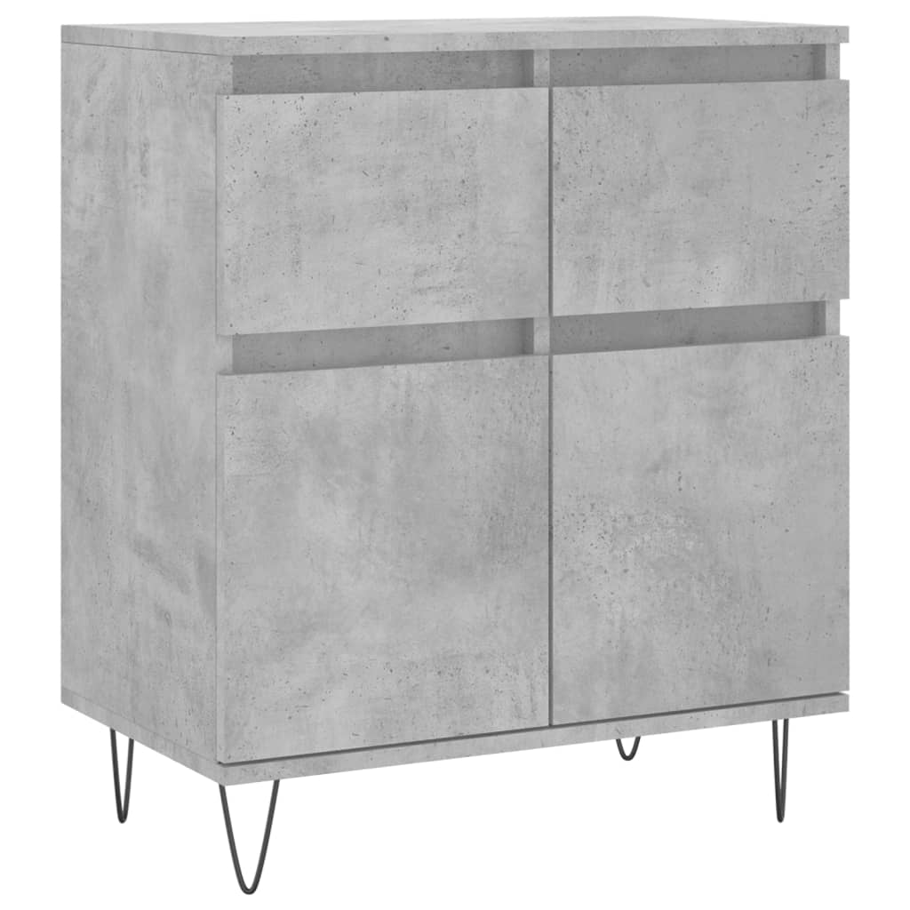 Sideboard Concrete Grey 60x35x70 cm Engineered Wood