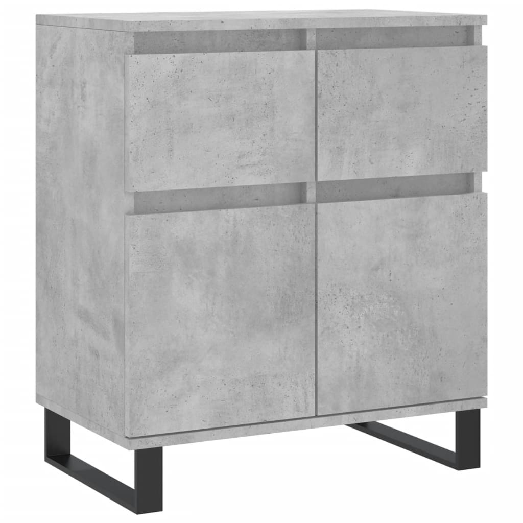 Sideboard Concrete Grey 60x35x70 cm Engineered Wood