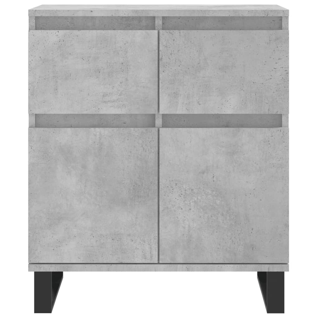 Sideboard Concrete Grey 60x35x70 cm Engineered Wood